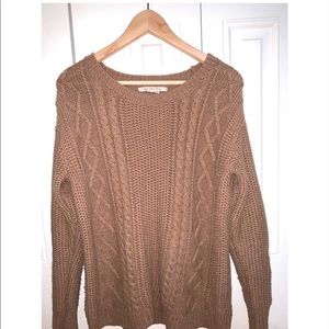 Urban Outfitters Brown Sweater with Elbow Patches